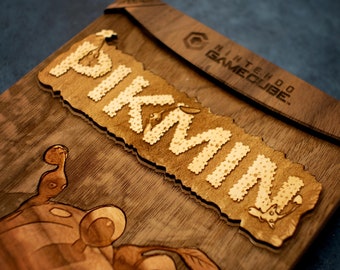 Wooden Pikmin GameCube Cartridge