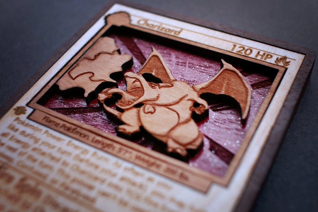 Charizard Psycic Type Pokemon Card Custom Charizard Art -  Finland