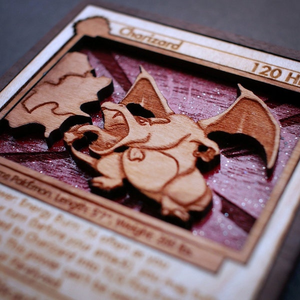 Custom Wooden Pokemon Cards