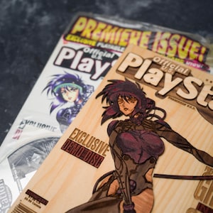 Hölzernes Playstation Magazin Ausgabe 1
