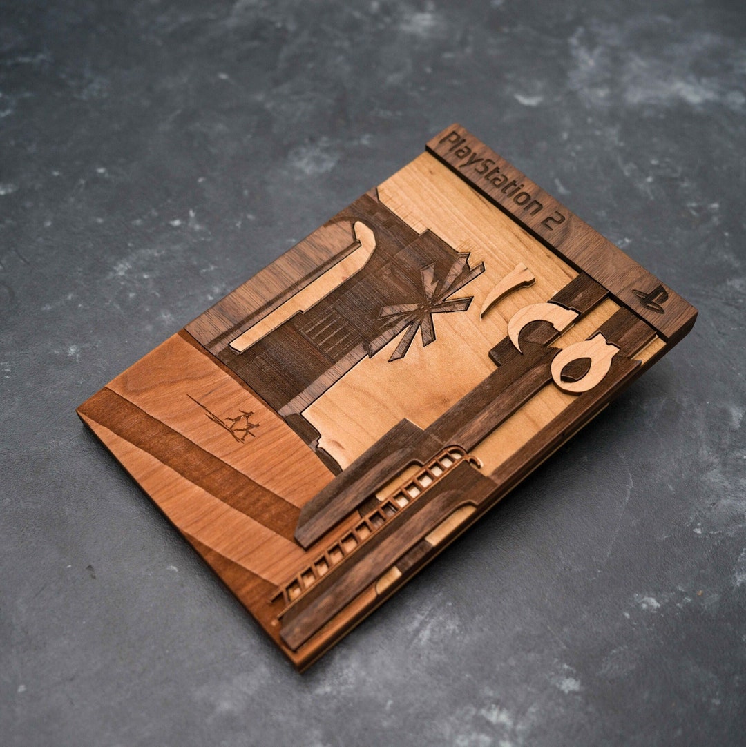 Wooden ICO Playstation 2 / PS2 Cartridge - Etsy
