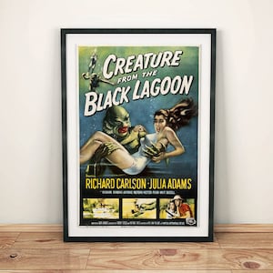 Creature from the Black Lagoon Classic Horror Movie Film Poster