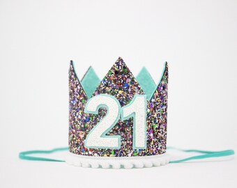 21st Birthday Crown 21st Birthday Hat 21st Birthday Party | Etsy