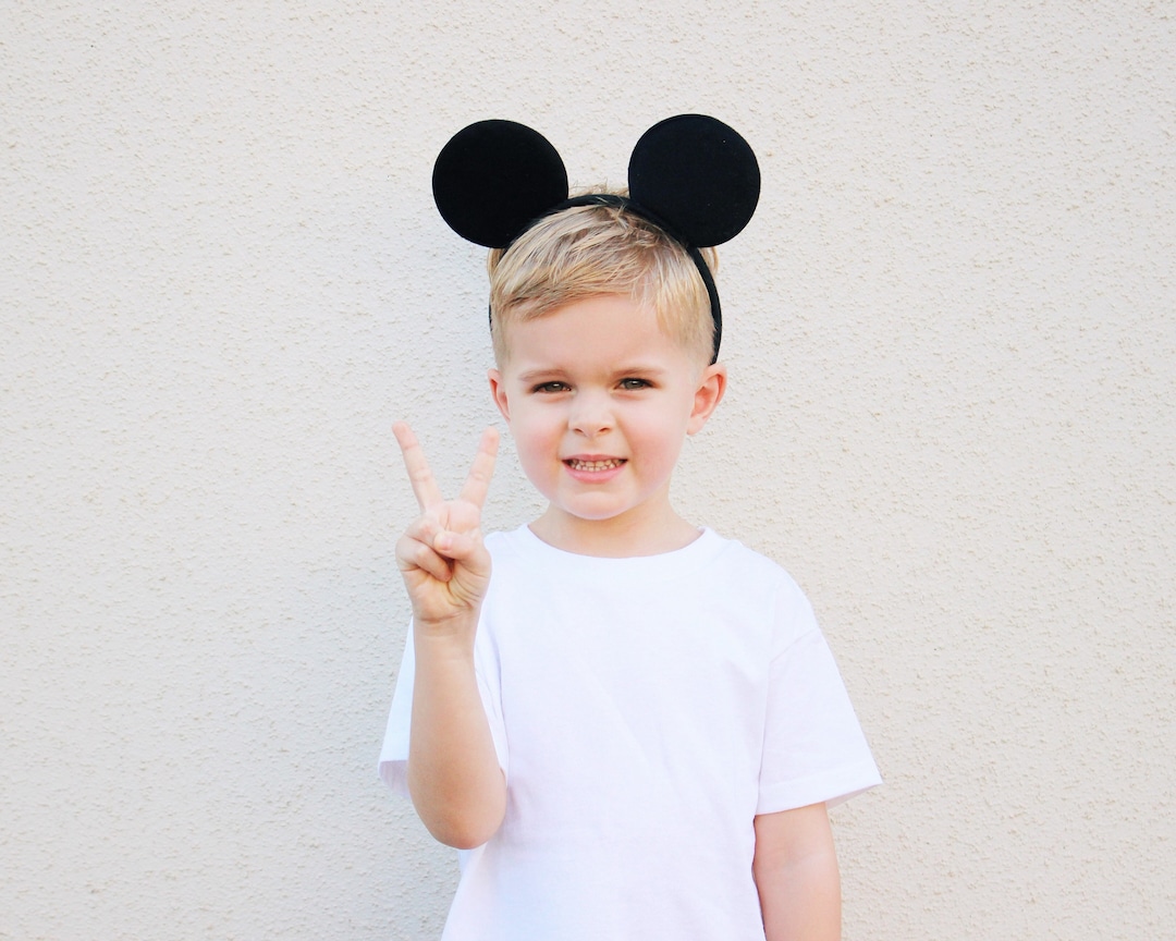 Mouse Ears Mouse Ears Boy Black Felt Mouse Ears Felt Mouse Ears Boy