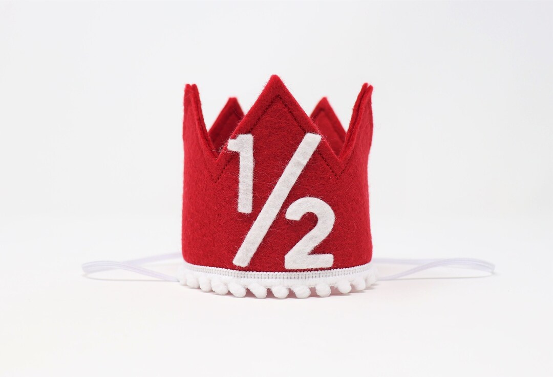 1/2 Birthday Crown Baby Boy 6 Month Crown Birthday Crown Boy Wild One