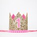 First Birthday Crown 1st Birthday Crown 1st Birthday Girl - Etsy