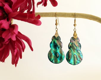 Abalone Earrings * Free SHIPPING *