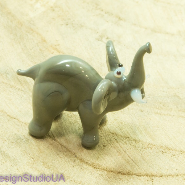 Custom order for Helen K Elephant Glass Figurine