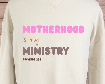 Motherhood is My Ministry, SVG, PNG, Mom svg, christian svg, christian png, motherhood, digital download