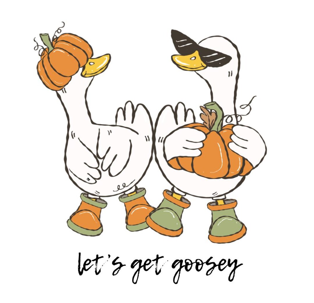 Get Goosey, Fall Goose Svg, Svg, Png, Goose Svg, Halloween Goose ...