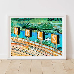 Tennessee Volunteers "Neyland Stadium VOLS on the River" | Archival-Quality Art Print