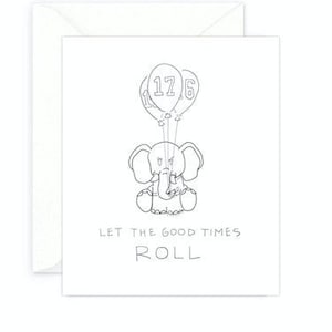 Carte de vœux « Let The Good Times Roll » de l'Université d'Alabama (carte unique) par BRANDON