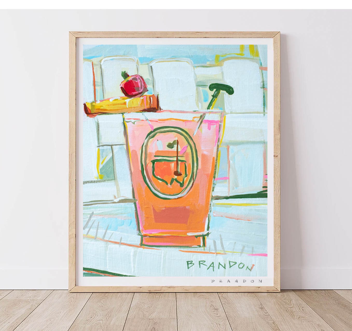 The Masters “Azalea Cocktail” by Brandon Thomas | Archival-Quality Art Print