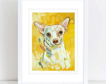 Chihuahua Painting Print