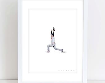 Atlanta Braves World Series Freddie Freeman Celebration Original Illustration Print