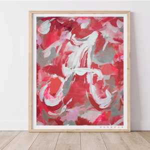 Alabama Crimson Tide "Classic Script A" | Archival-Quality Art Print by Brandon Thomas