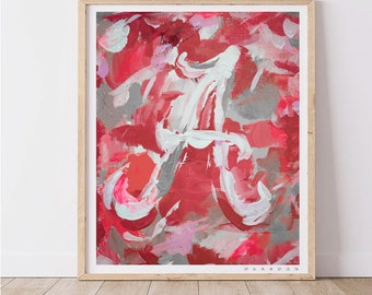 Alabama Crimson Tide "Classic Script A" | Archival-Quality Giclee Art Print by Brandon Thomas