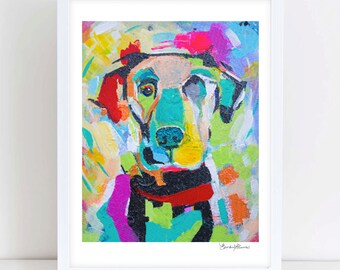 Labrador OR Weimaraner | Archival-Quality Art Print