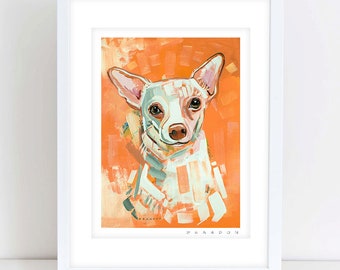 Chihuahua Painting Print