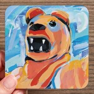 Penn State Nittany Lions &quot;Lion Coasters&quot; by Brandon | 4-Pack Water-Resistant Glazed Coasters