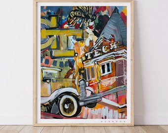 Georgia Tech Yellow Jackets "Tech Tower Collage" | Archival-Quality Print