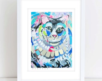 Cat Painting Print