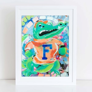 Florida Gators &quot;Fighting Gator&quot; | Archival-Quality Print