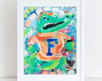 Florida Gators "Fighting Gator" | Archival-Quality Print