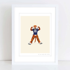 Auburn Tigers &quot;Vintage Aubie Celebration&quot; | Archival-Quality Art Print