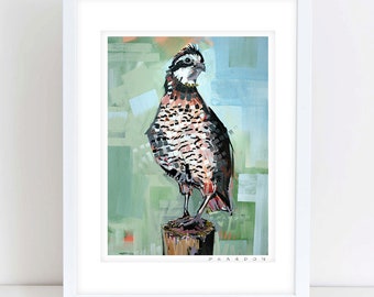 Bobwhite Quail  by Brandon Thomas | Archival-Quality Art Print