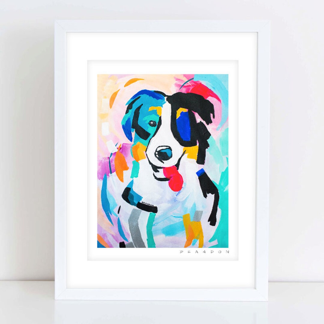 Graphic Aussie Painting Print - Etsy