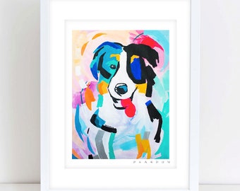 Graphic Aussie Painting Print