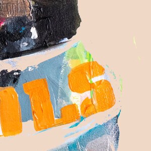 Tennessee Volunteers "smokey Frosted Orange" Archival-quality Art