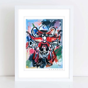 Texas Tech Raiders &quot;Raider Red&quot; by Brandon Thomas | Archival Grade Giclee Fine Art Print