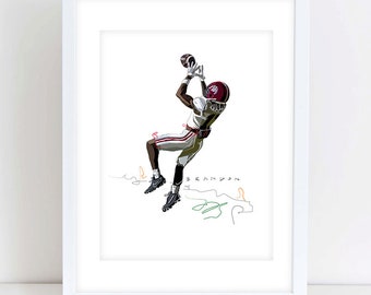 Alabama Crimson Tide "Fourth and 31" Iron Bowl | Archival-Quality Art Print by Brandon Thomas