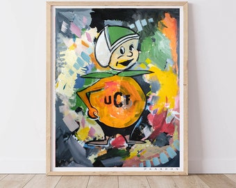 UCF Knights "Retro Citronaut" | Archival-Quality Art Print