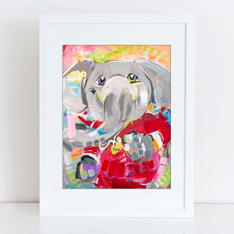 Alabama Crimson Tide "Big Al" | Archival-Quality Art Print by Brandon Thomas
