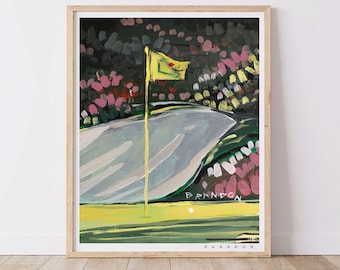 The Masters “Flag in the Shadows” by Brandon Thomas | Archival-Quality Art Print