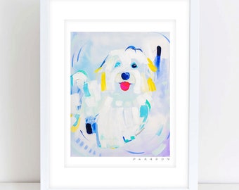 Havanese Painting Print