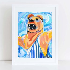 Penn State &quot;Classic Nittany Lion Mascot&quot; | Archival-Quality Art Print by Brandon Thomas