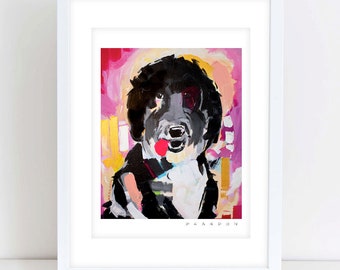 Sheepdog Painting Print - D048