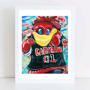 South Carolina Gamecocks "Cocky" by Brandon Thomas | Archival-Quality Giclee Fine Art Print