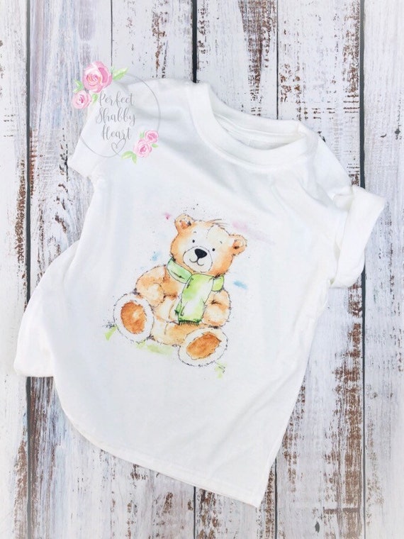 personalised teddy bear t shirt