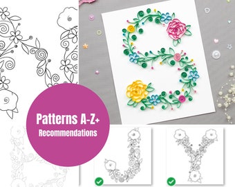 Quilling Letter Etsy