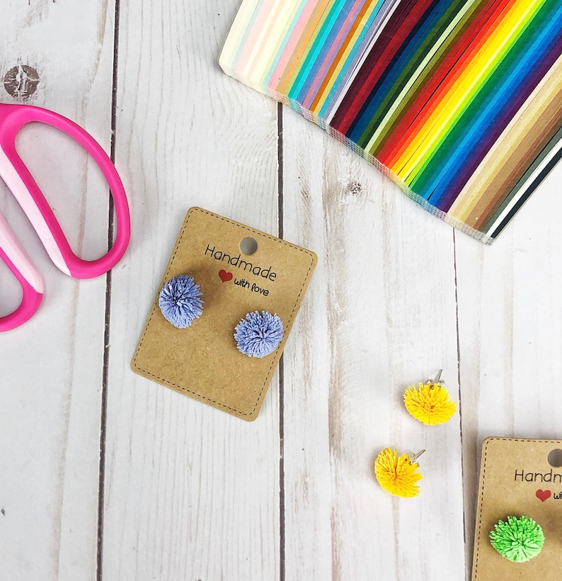 Quilling Video Tutorial How to Make Earrings Step by Step Etsy