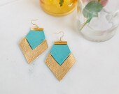 Turquoise Gold Geos