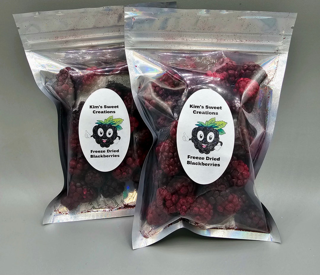 Freeze Dried Organic Blackberries Etsy