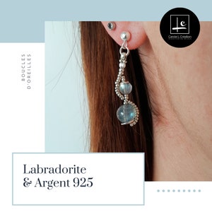 Earrings louise High Quality Natural Stones 