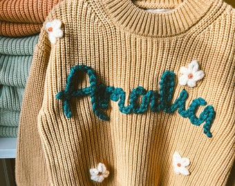 Honey - Custom Embroidered Sweater