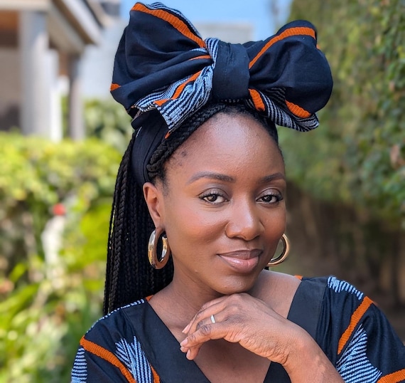 African Print Headwrap Ankara Fabric Adire African Cloth Ethnic